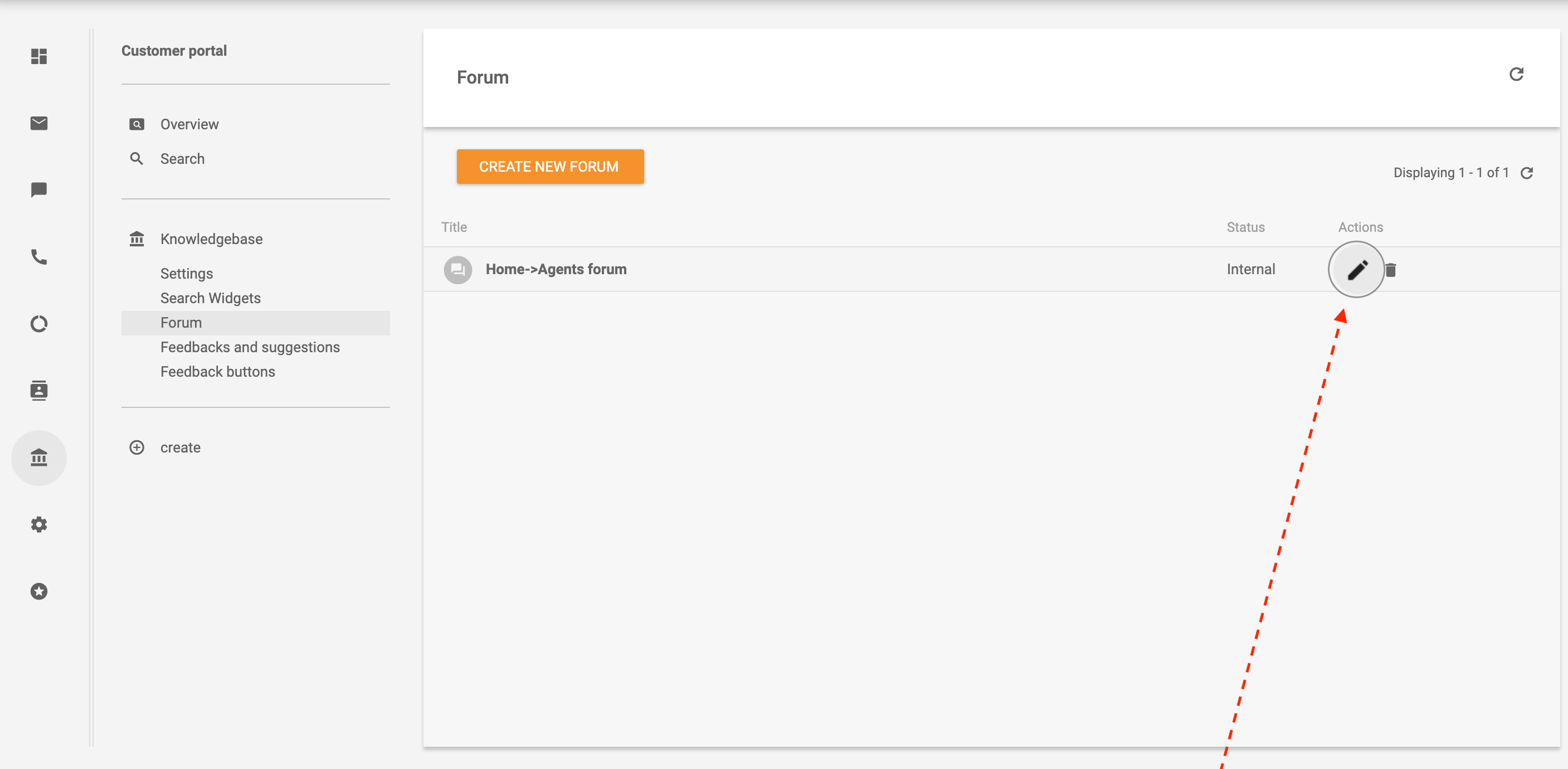Upraviť fórum zákazníkov v LiveAgent
