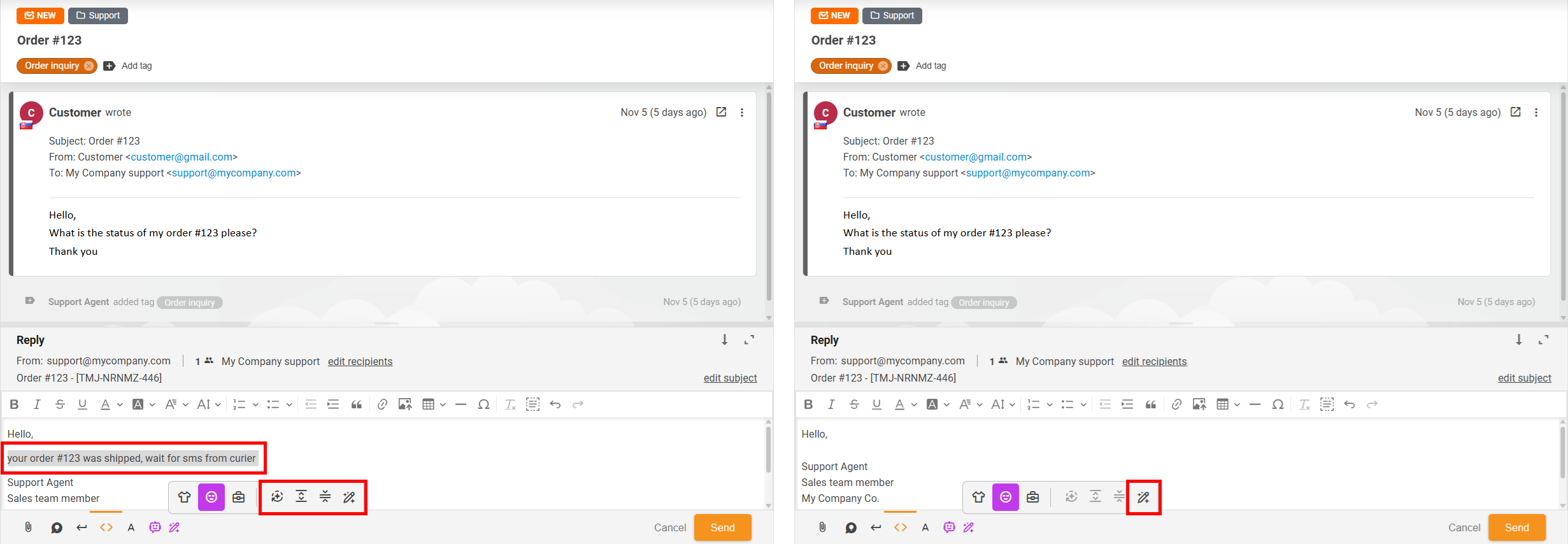 Spôsoby použitia Zlepšovača AI odpovedí