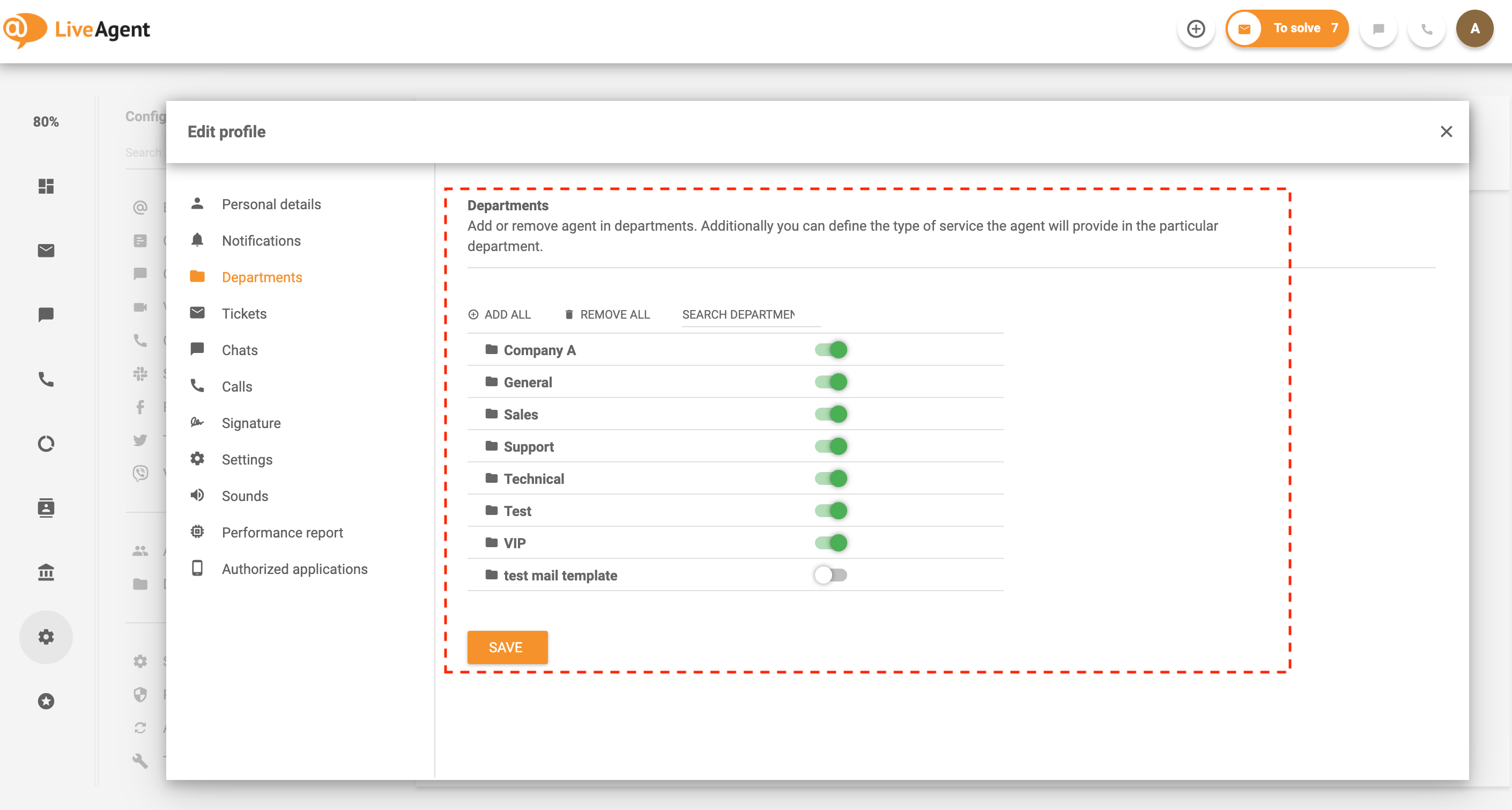 Pridelenie agentov oddeleniam