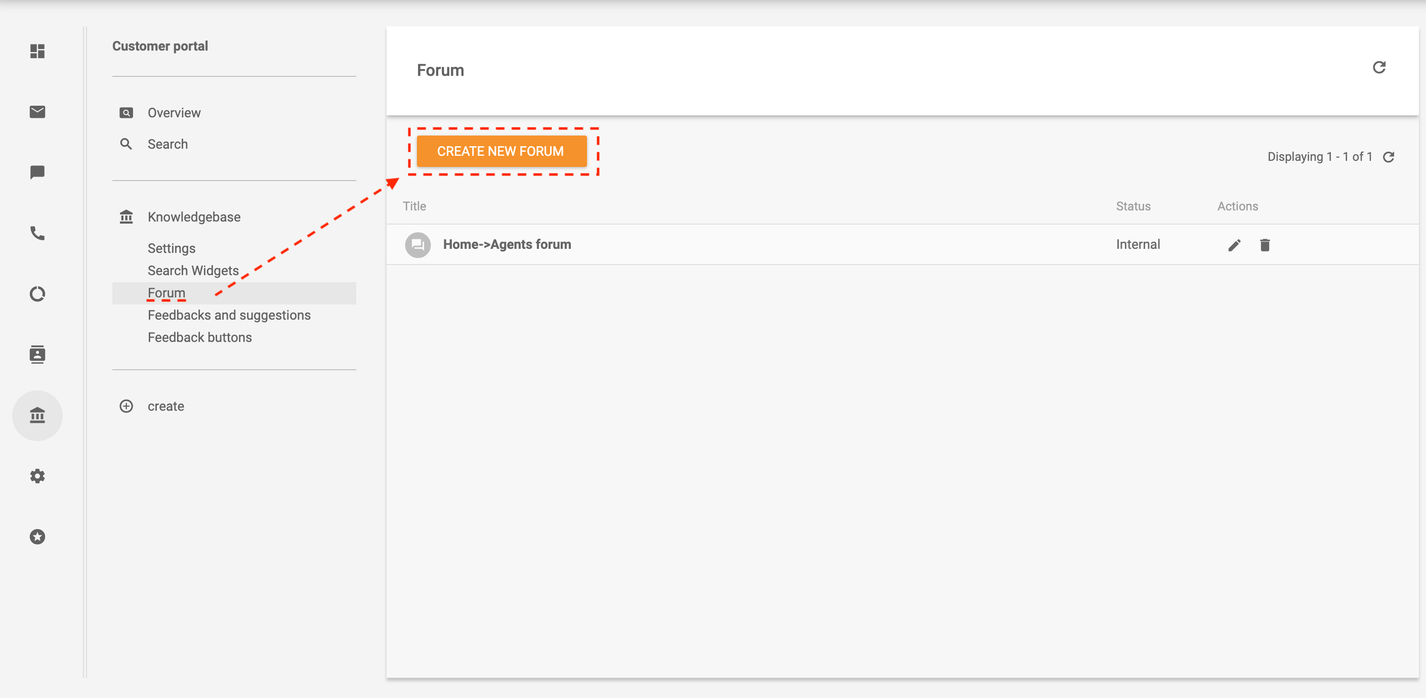 Vytvoriť fórum v LiveAgent