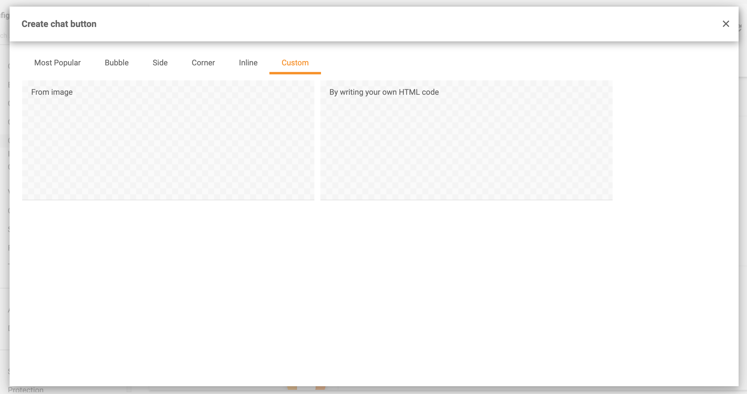 Vlastné tlačidlá chatu