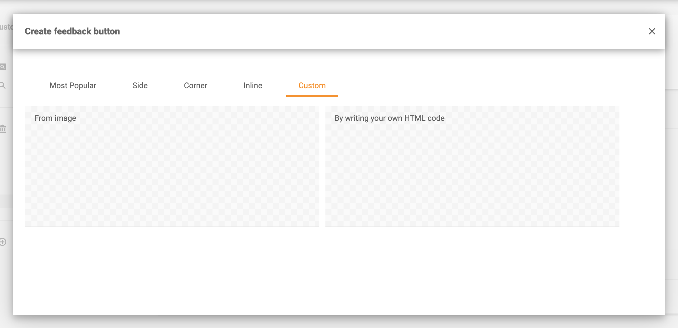 Vlastné tlačidlá spätnej väzby