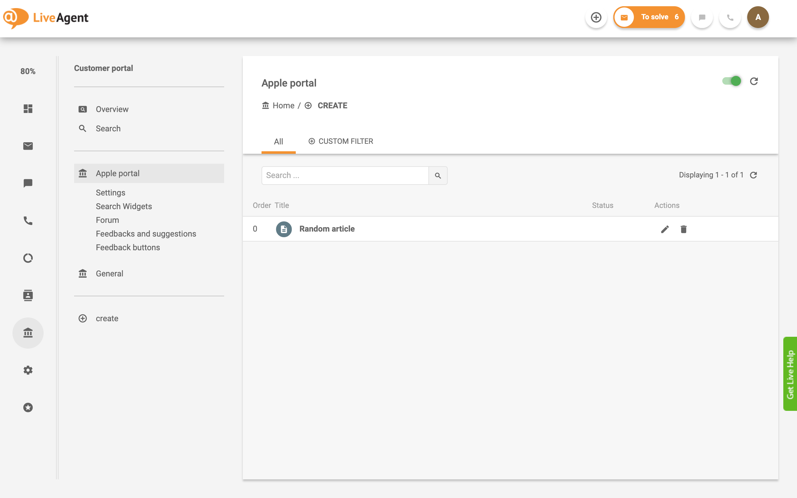 Príklad Knowledge Base