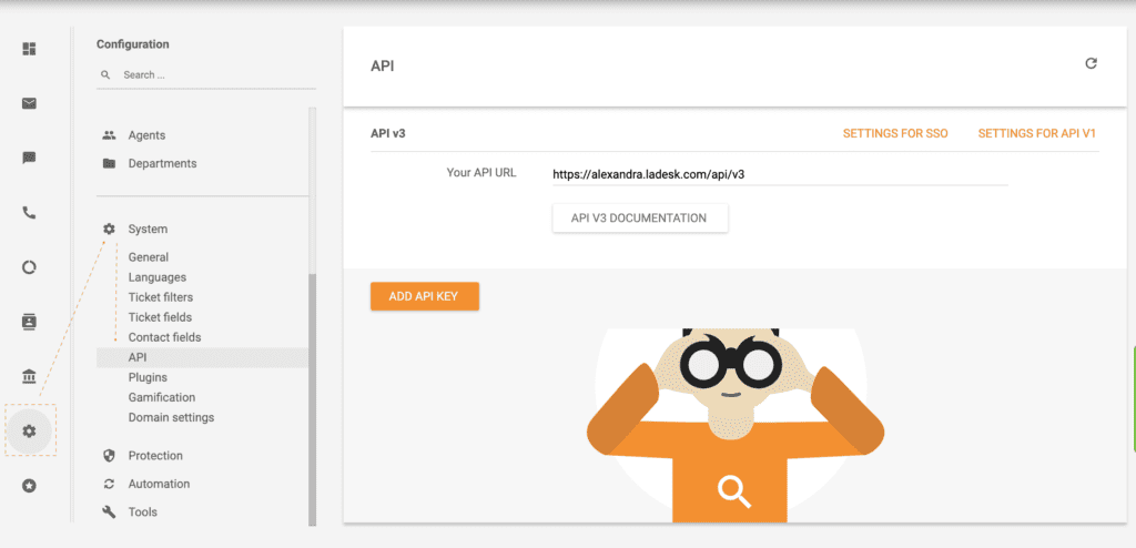 Príklad LiveAgent API