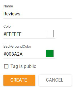 Úprava vlastností značiek v LiveAgent