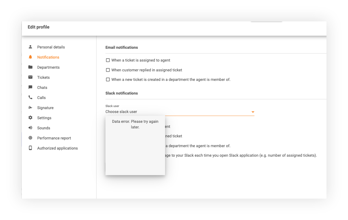 Slack notifikácie v LiveAgent