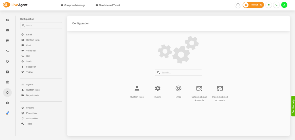Konfigurácia vlastných rolí LiveAgent