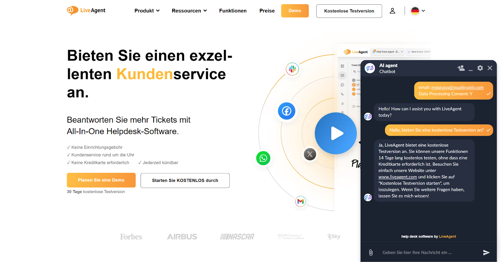 AI chatbot LiveAgent s podporou viacerých jazykov