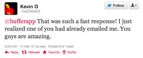 Príklad rýchlej odpovede