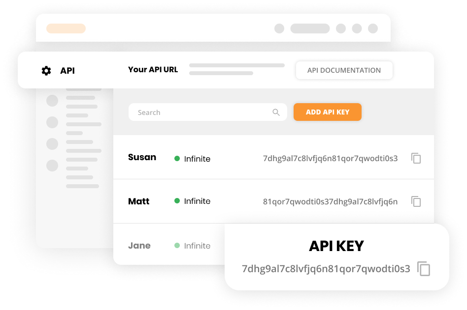 Mockup API LiveAgent