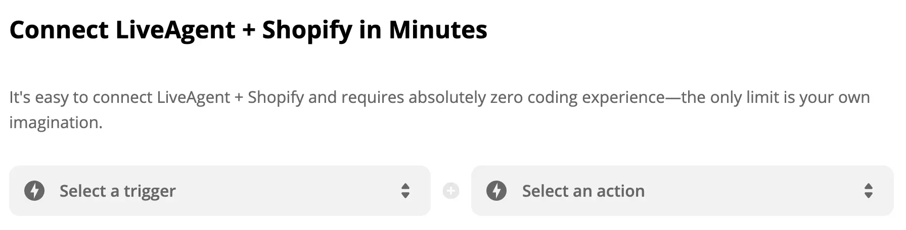 Vyberte spúšť a akciu na Zapier