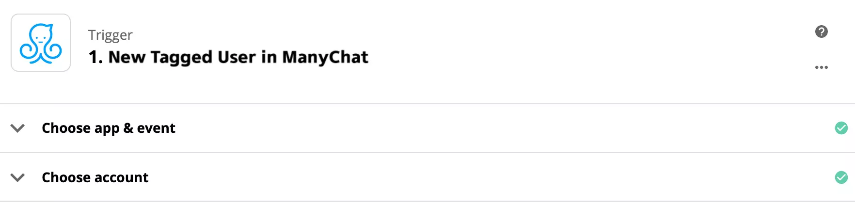 Nastavenie spúšťača ManyChat v Zapier