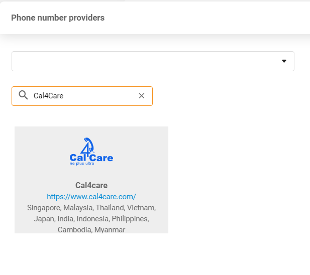 Poskytovateľ Cal4Care