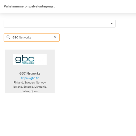 Poskytovateľ GBC Networks