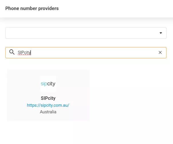 Poskytovateľ SIPcity