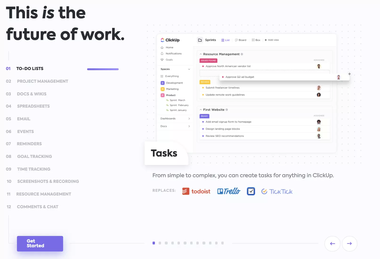API Generator in ClickUp