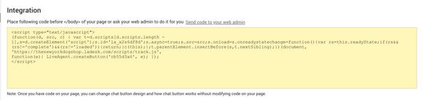 BigCommerce integration code