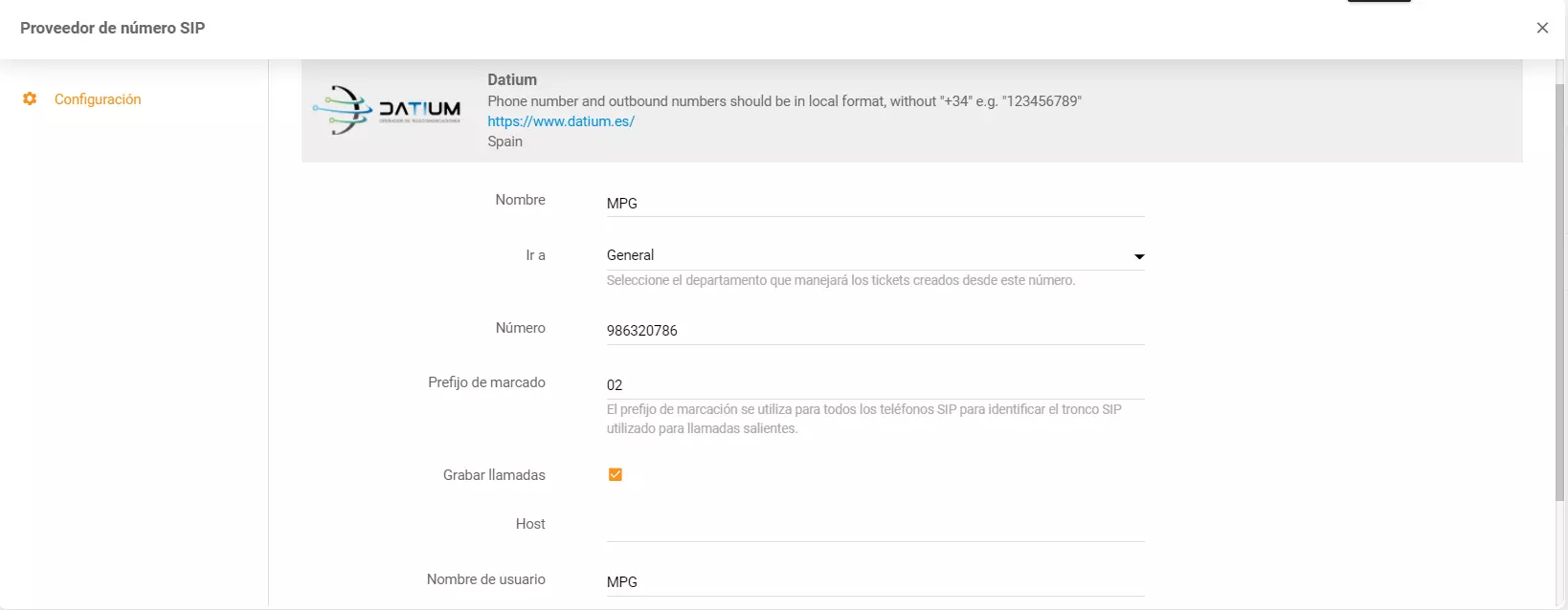 Vložte poverenia Datium