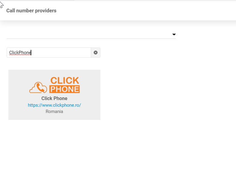 Poskytovateľ ClickPhone