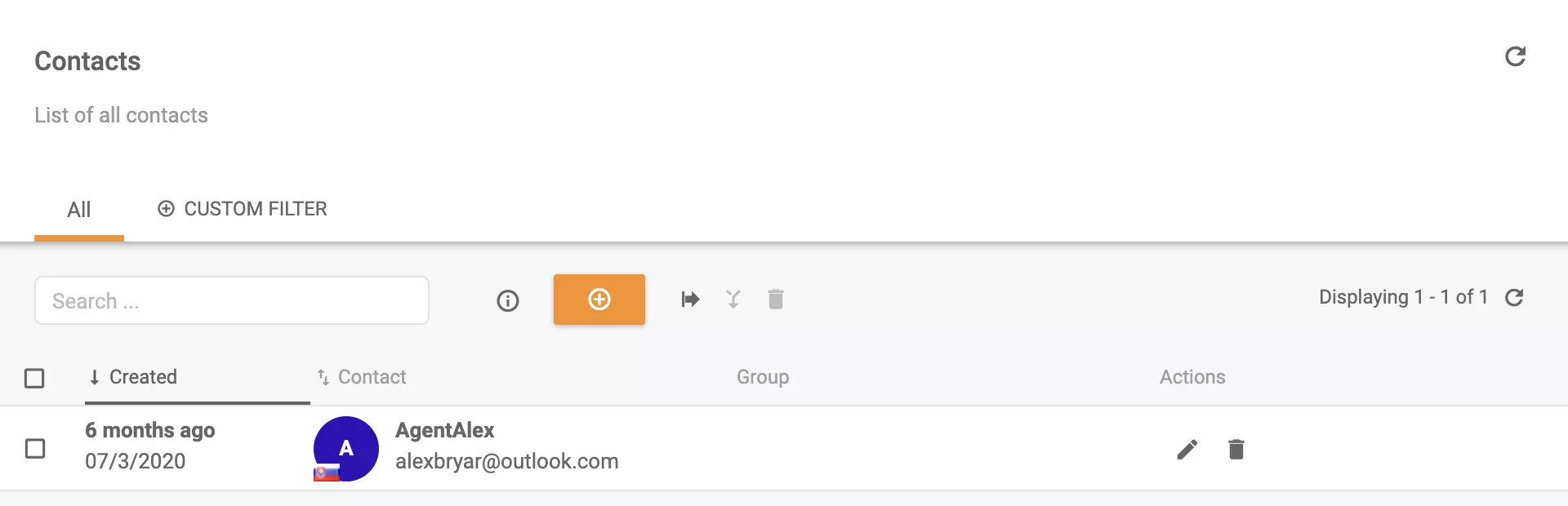 Zákazník bol pridaný do LiveAgent vďaka úspešnej integrácii s Braintree