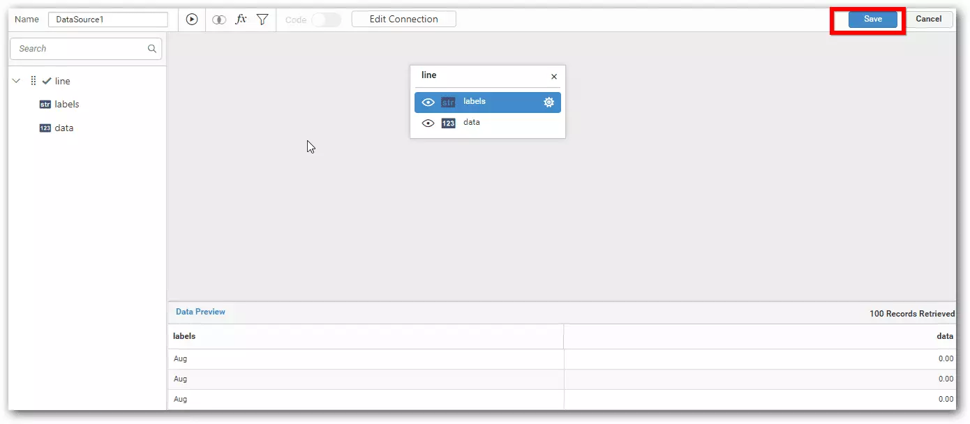 Uloženie zdroja údajov Bold BI