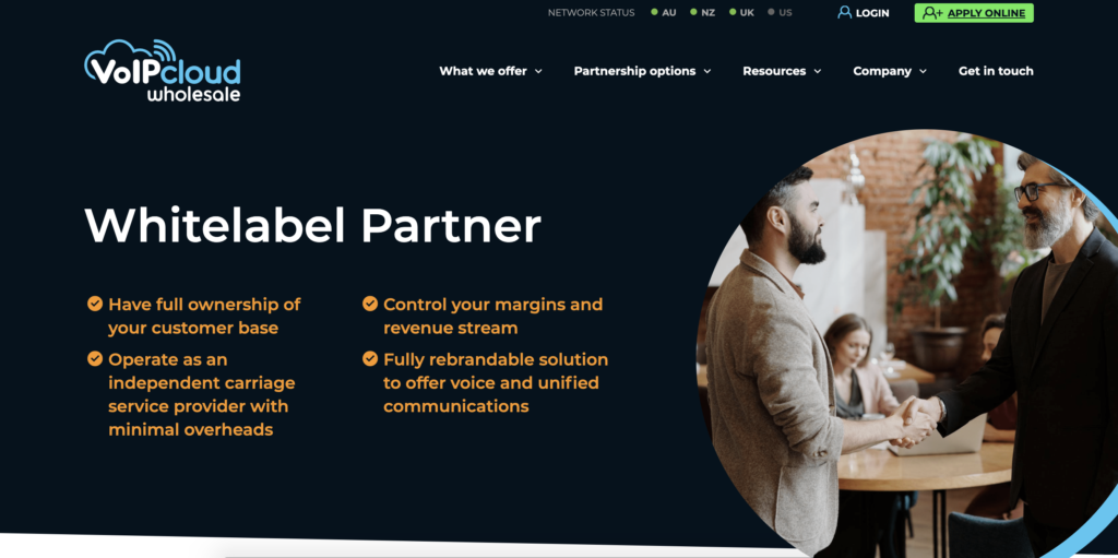 Registrácia VoIPcloud