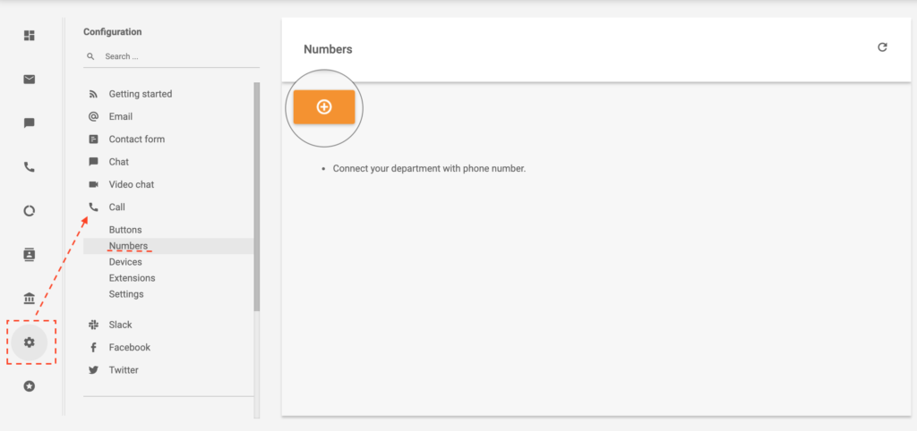 Prejdite na Čísla v LiveAgent