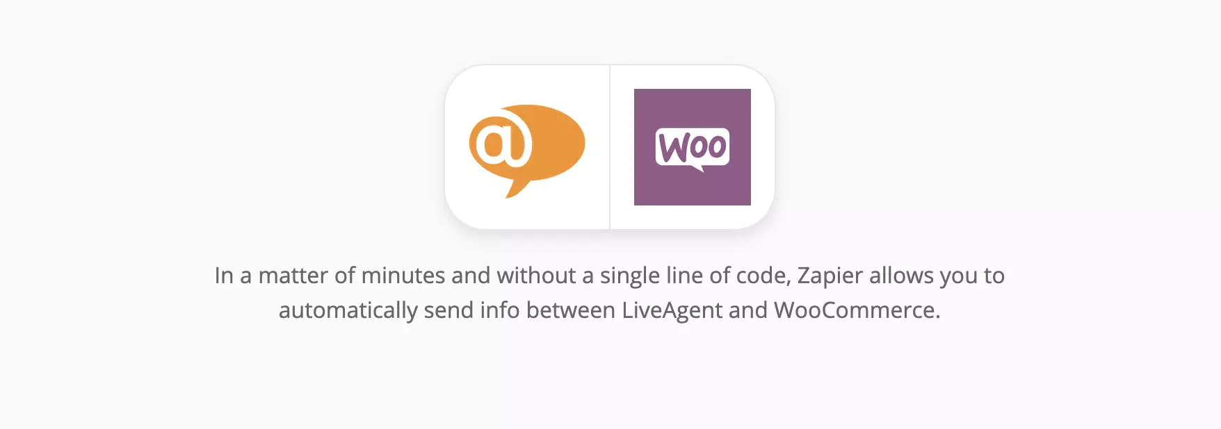 Integrácie LiveAgent a WooCommerce na Zapier