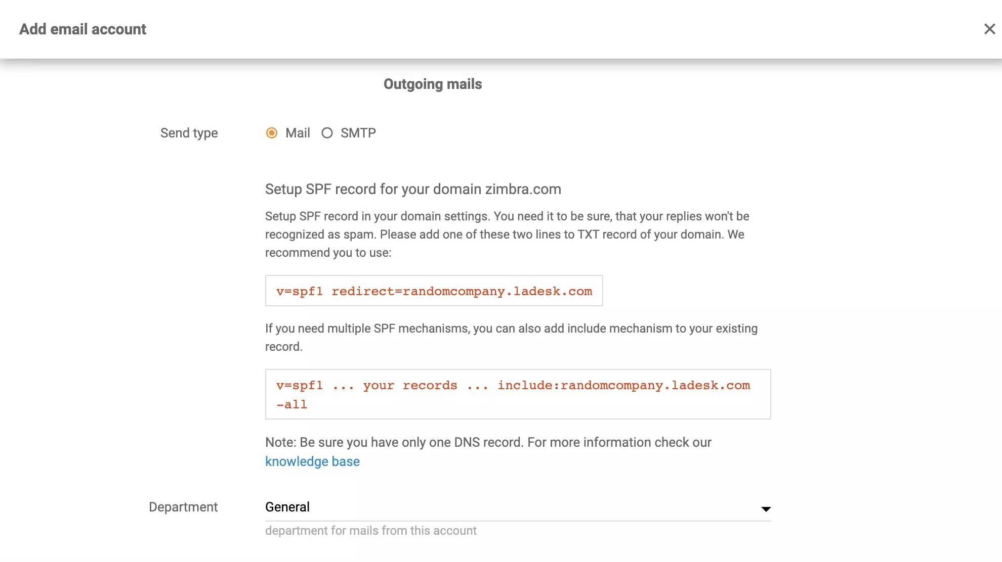 Nastavenie Presmerovávania Zimbry