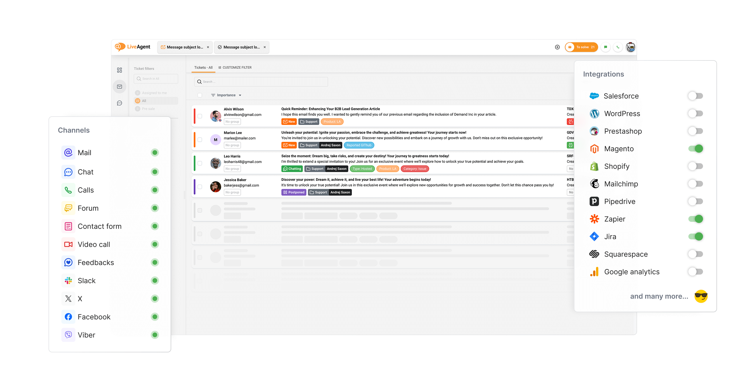Spojte sa so svojimi zákazníkmi na všetkých kanáloch