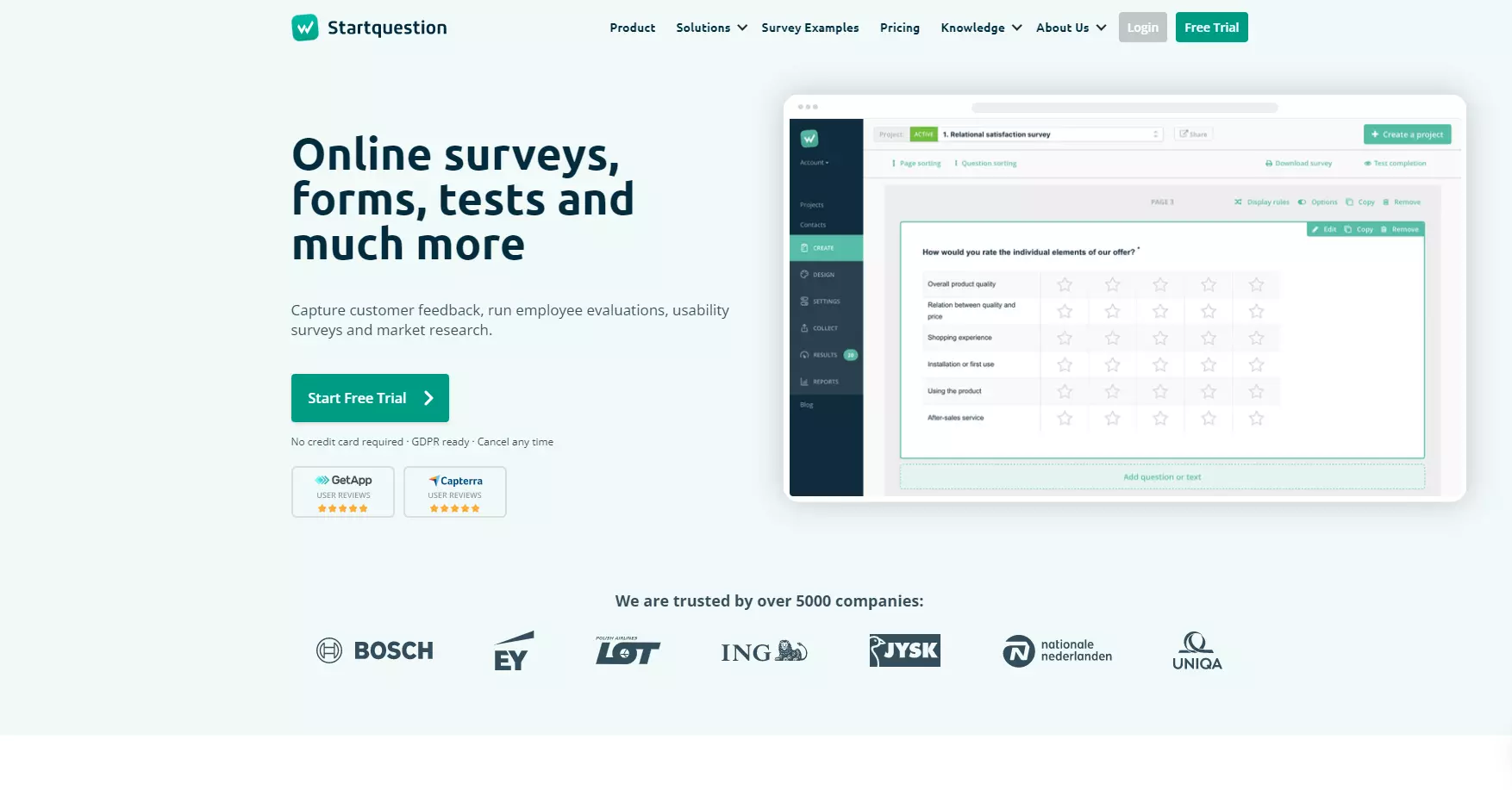 Domovská stránka Startquestion